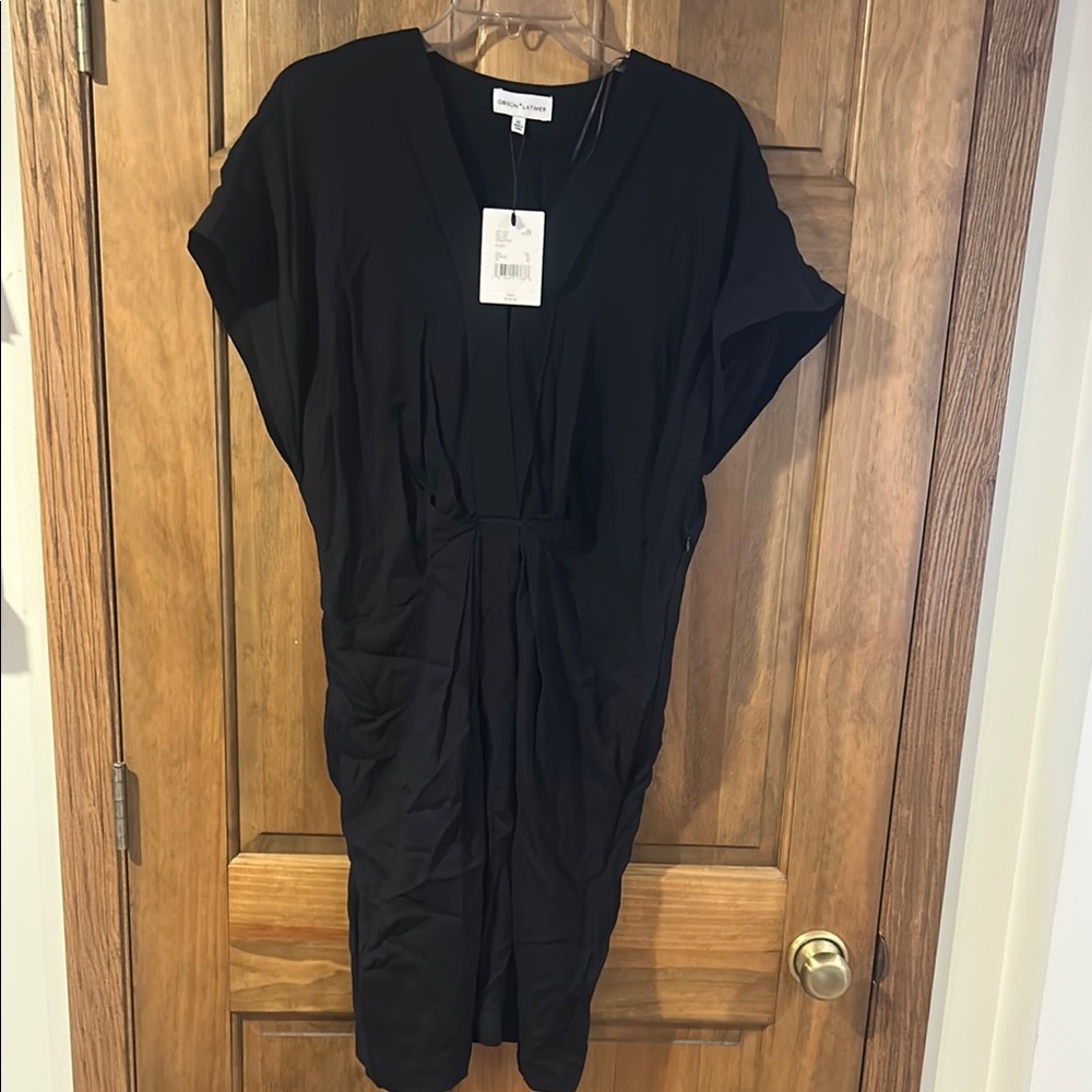 Black V-Neck Dress